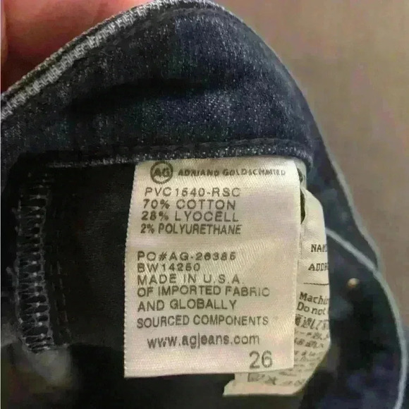 Adriano Goldschmied The Stevie Cuff Slim Straight Cuff size 26 - Picture 3 of 9